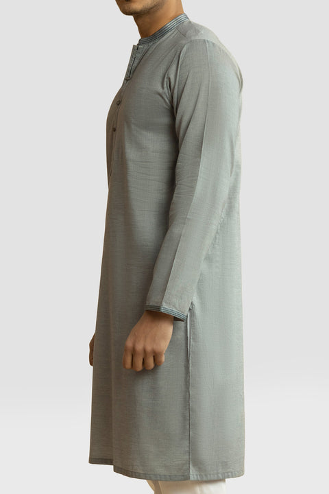 Burooj Man Ash Grey Kurta Trouser