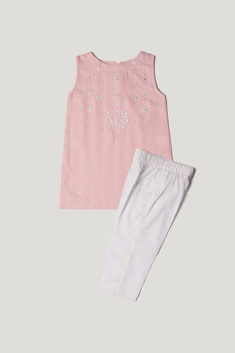 Pink kameez Trouser New Born Girls Range