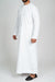 Burooj Emirati Khaleej White Thobe / Jubbah