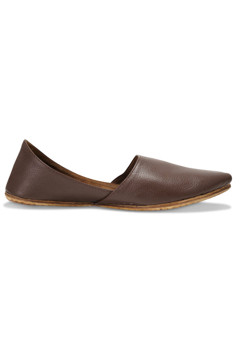 Burooj Men's Brown Pebble Leather Kussah