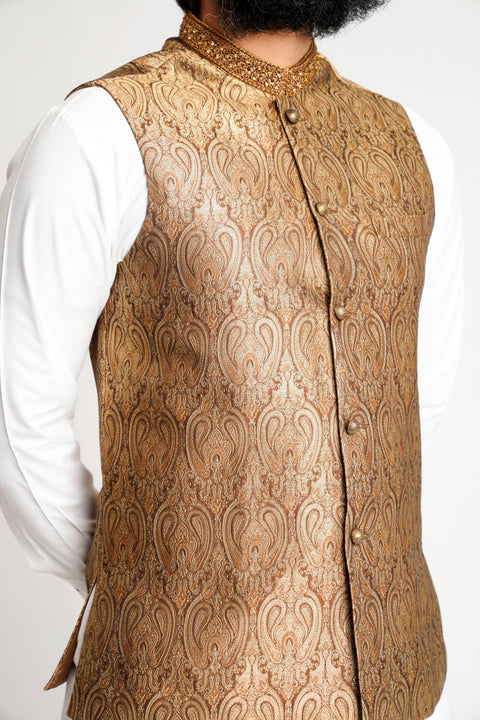 Burooj Men's Rustic Men's Waistcoat