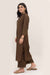 Brown Yarn Dyed Suit 2Pc