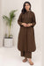 Brown Yarn Dyed Suit 2Pc