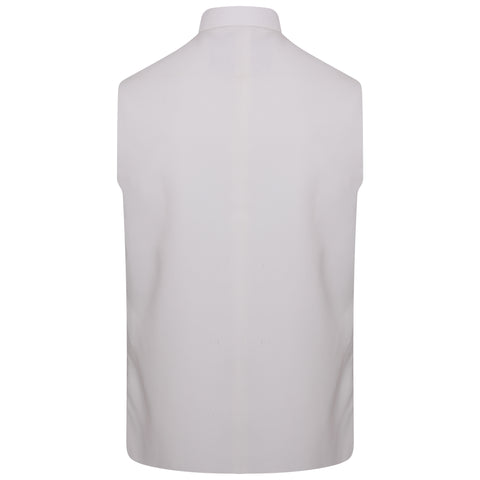 Burooj Man White Embroidered  Men's Waistcoat