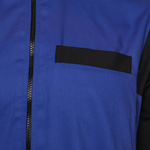 Burooj Men's Blue and Black Thobe / Jubbah