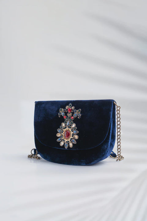 Navy Jewel CS Pouch
