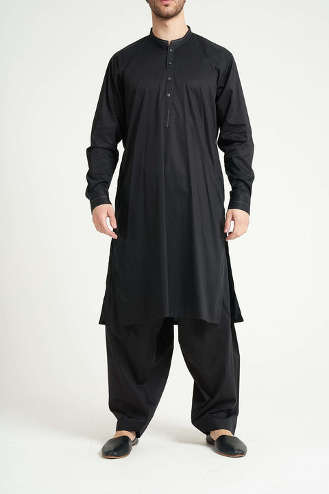 Burooj Man Black Pearl Shalwar Kameez Regular Fit