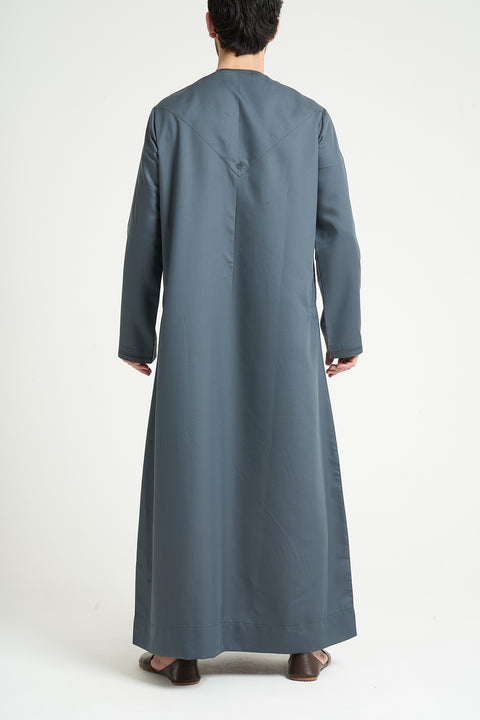 Burooj Emirati Teal Thobe / Jubbah