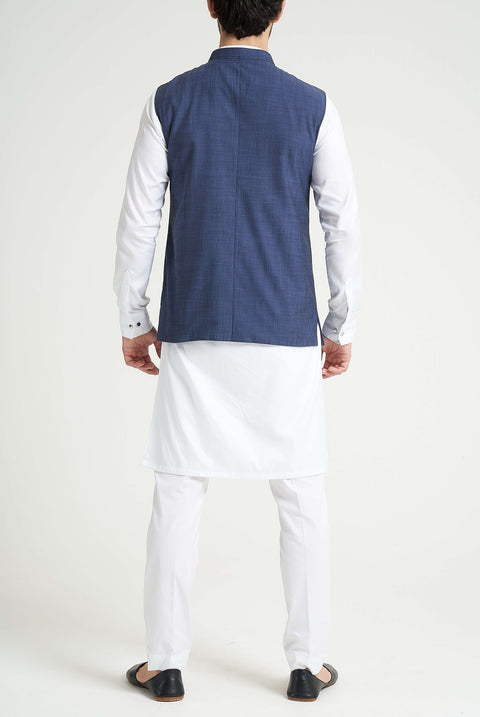 Burooj Man Blue Men's Waistcoat