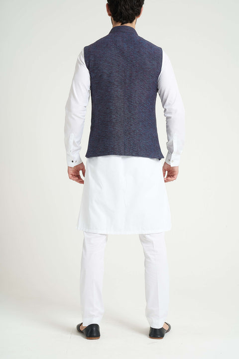Burooj Man Viola Woven Slim Fit Men's Waistcoat