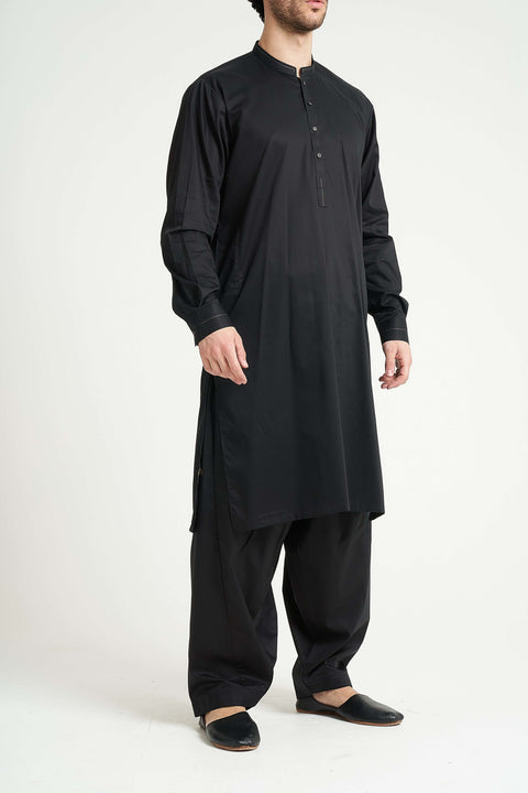 Burooj Man Black Pearl Shalwar Kameez Regular Fit