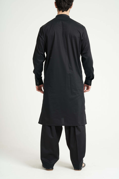 Burooj Man Black Pearl Shalwar Kameez Regular Fit