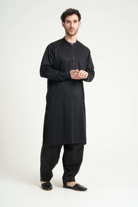 Burooj Man Black Pearl Shalwar Kameez Regular Fit