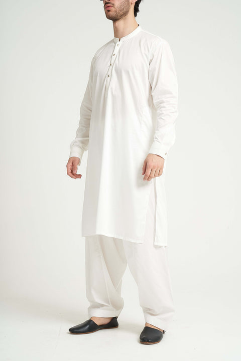 Burooj Man Off white Pearl Shalwar Kameez Regular Fit