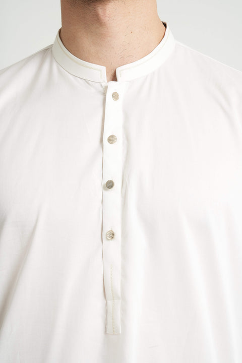 Burooj Man Off white Pearl Shalwar Kameez Regular Fit