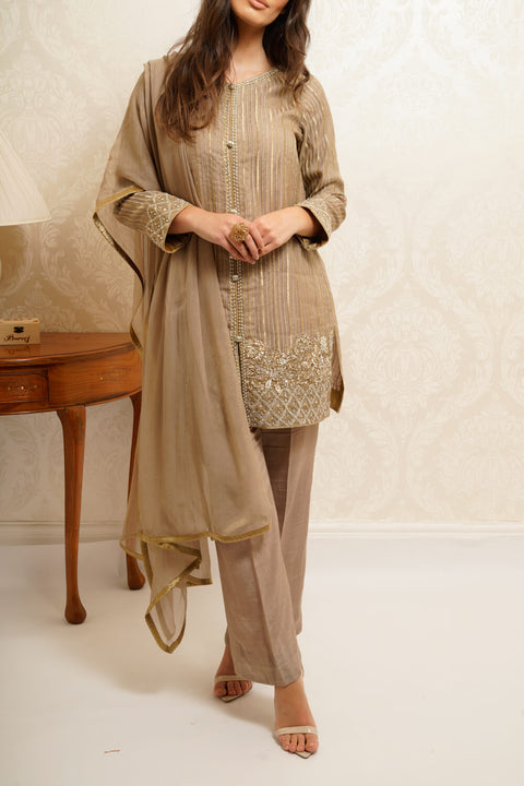 Burooj Couture Gold Shirt 