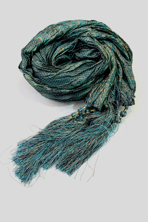 Burooj Men's Shawl Crush Green