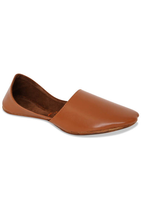 Burooj Men's Tan Leather Kussah
