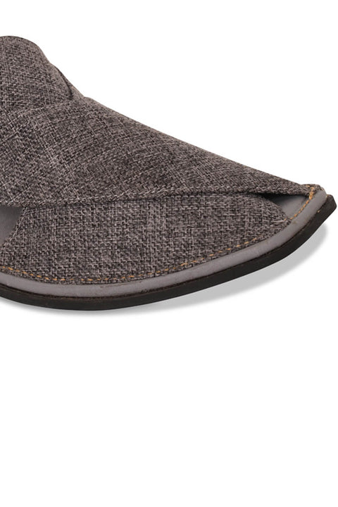 Grey Peshawari Chappal