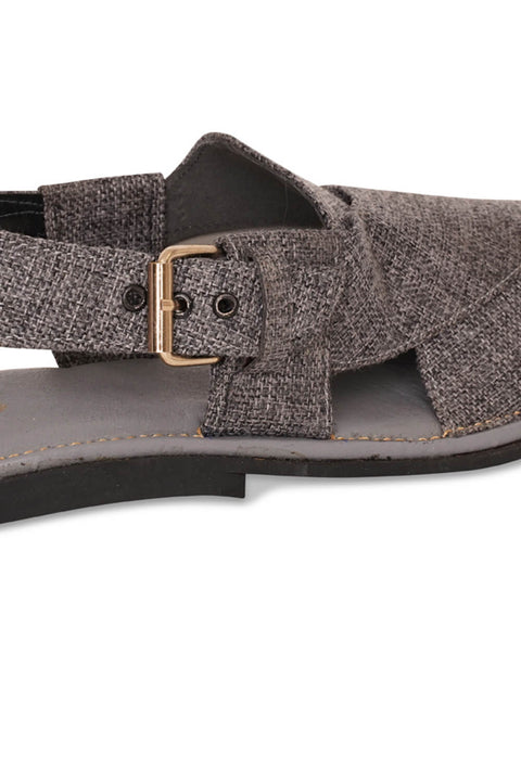 Grey Peshawari Chappal