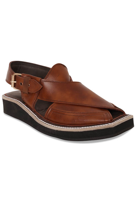 Kaptaan Brown Peshawari Chappal