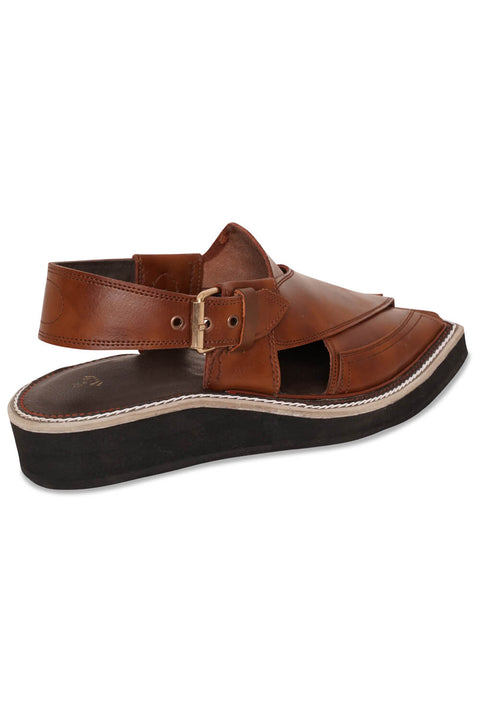 Kaptaan Brown Peshawari Chappal