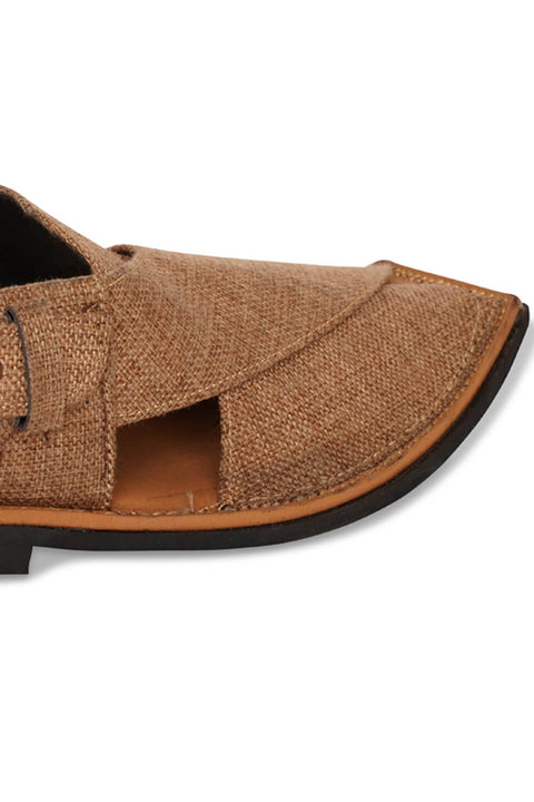 Golden Peshawari Chappal