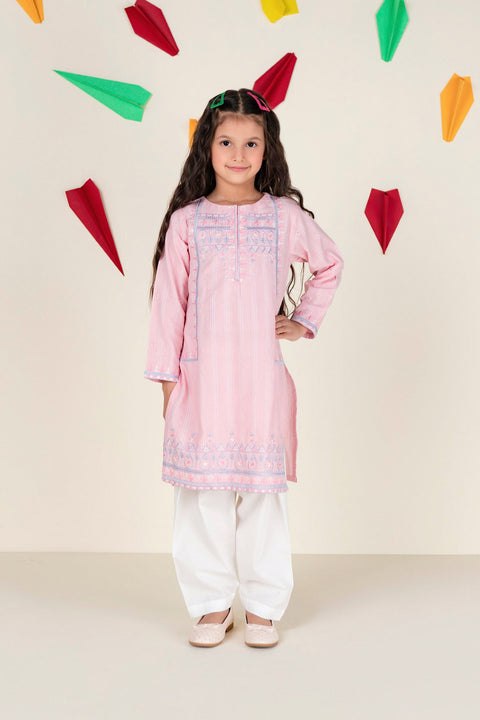 Girls Baby Pink Shalwar & Kameez  2 pc