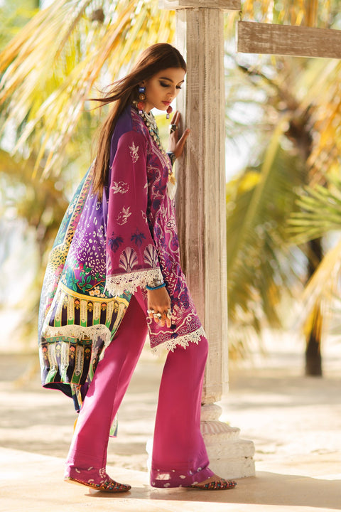 Elan Lawn 2020 Unstitched Collection EL-01B (NYOTA)