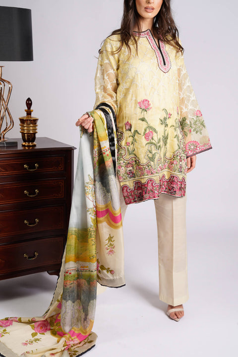 Elan Women yellow festive  R2W 3pc suit