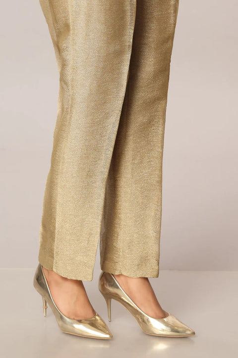 Antique Gold Tissue Trouser