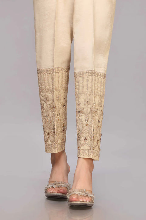 Chinyere MINAR T Cream Silk Trouser