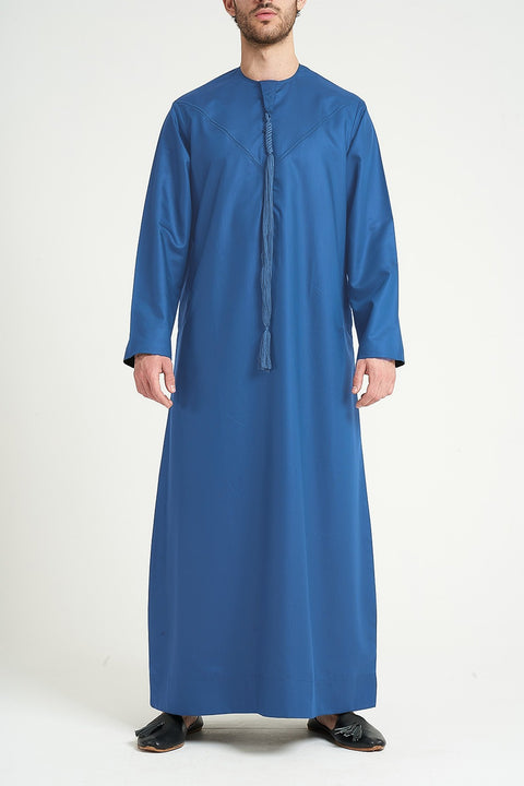 Burooj Emirati Blue Thobe / Jubbah