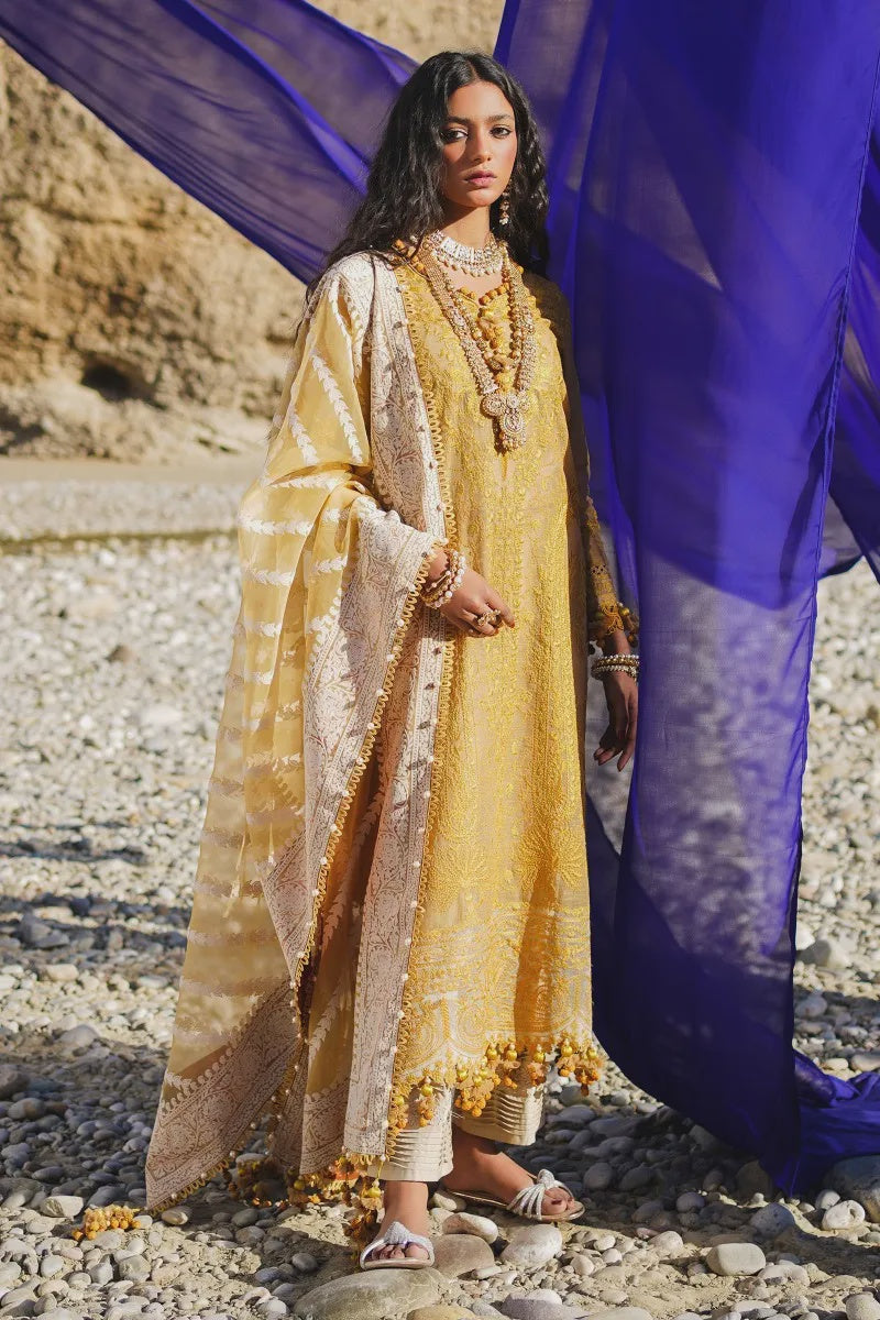 Sana Safinaz Unstitched Luxury Lawn 23 03B– Burooj Online