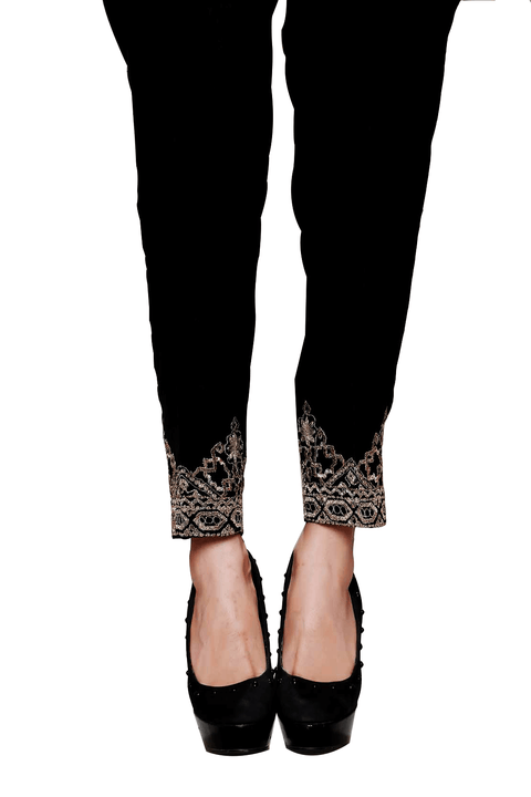 Black Raw silk 