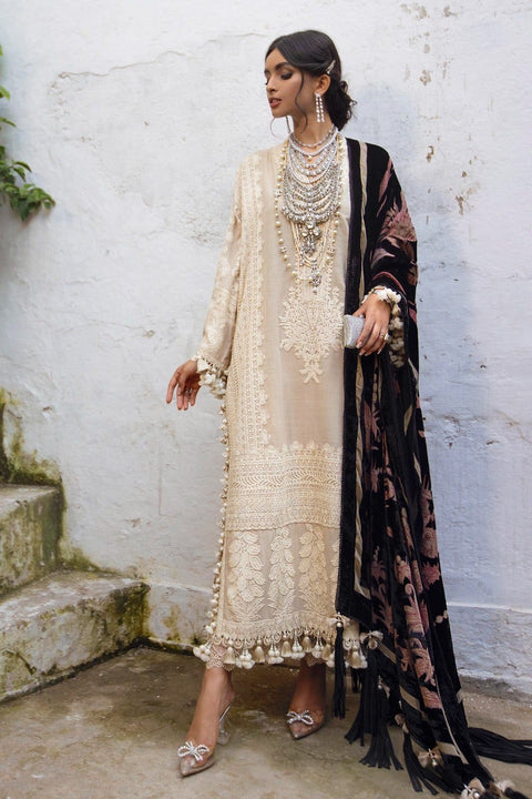 Sana Safinaz Luxury Winter shawl 21/22 Unstitched Collection 5b