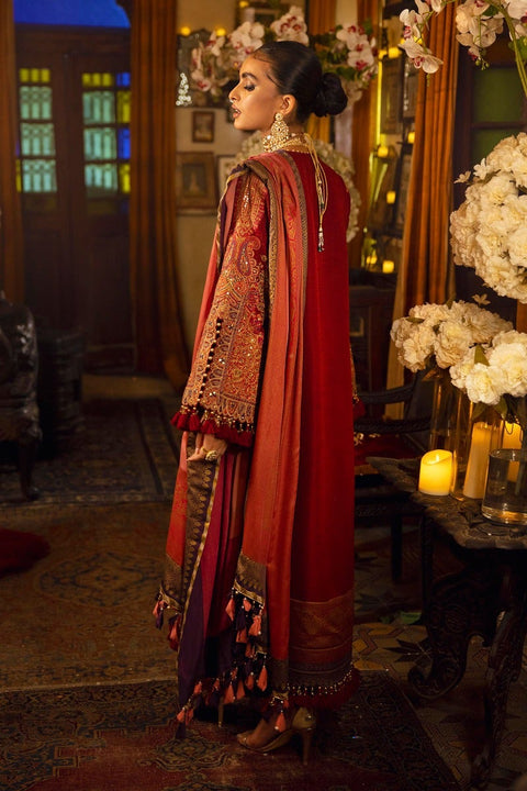 Sana Safinaz Luxury Winter shawl 21/22 Unstitched Collection 03a