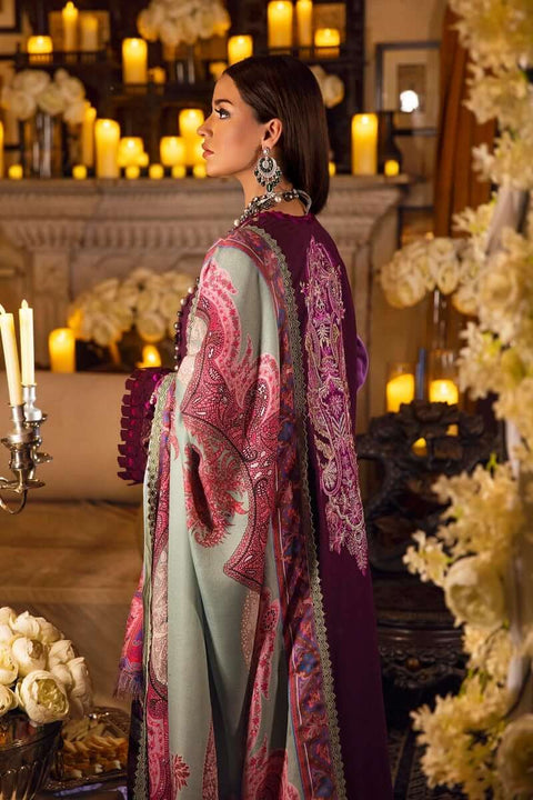 Sana Safinaz Luxury Winter shawl 21/22 Unstitched Collection 4b