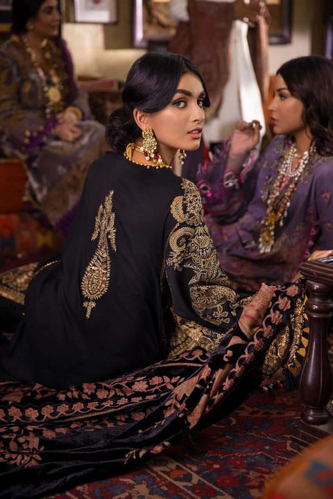 Sana Safinaz Luxury Winter shawl 21/22 Unstitched Collection 6a