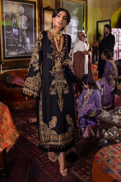 Sana Safinaz Luxury Winter shawl 21/22 Unstitched Collection 6a