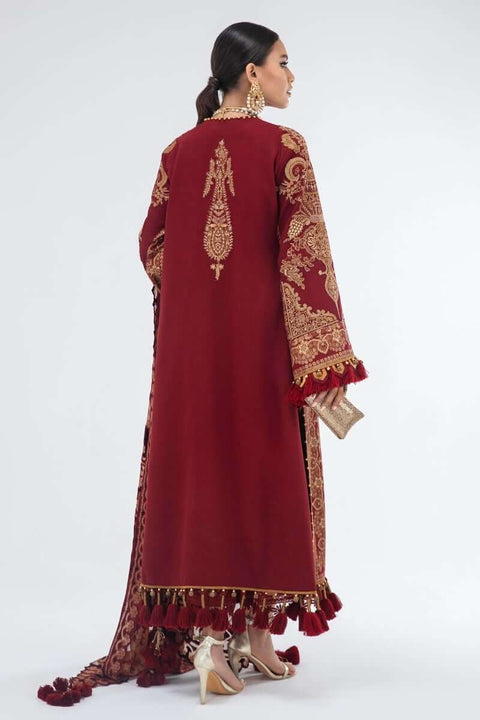 Sana Safinaz Luxury Winter shawl 21/22 Unstitched Collection 6b