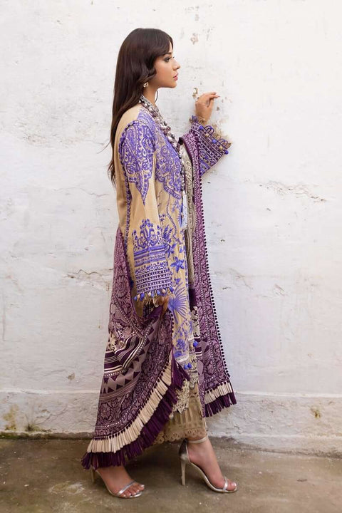 Sana Safinaz Luxury Winter shawl 21/22 Unstitched Collection 7b