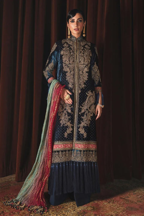 Sana Safinaz Winter Luxury Velvet Collection  V221-006-CT