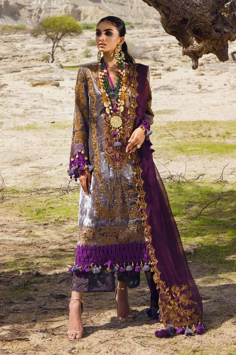 Sana Safinaz Luxury Velvet 21/22 Unstitched Collection 2
